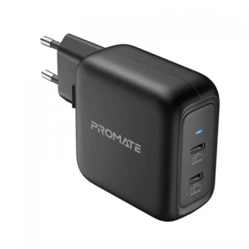 PROMATE GaNPort-90PD 90W PD GaNFast Charging Adapter with Over-Charging Protection for iPhone MacBook Pro iPad Air MacBook Air